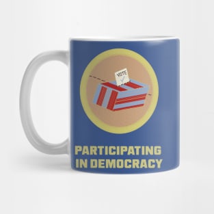 Merit Badge for Voting Mug